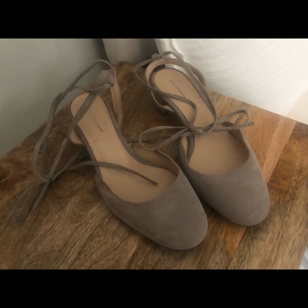 jcrew wrap mini heel size 6